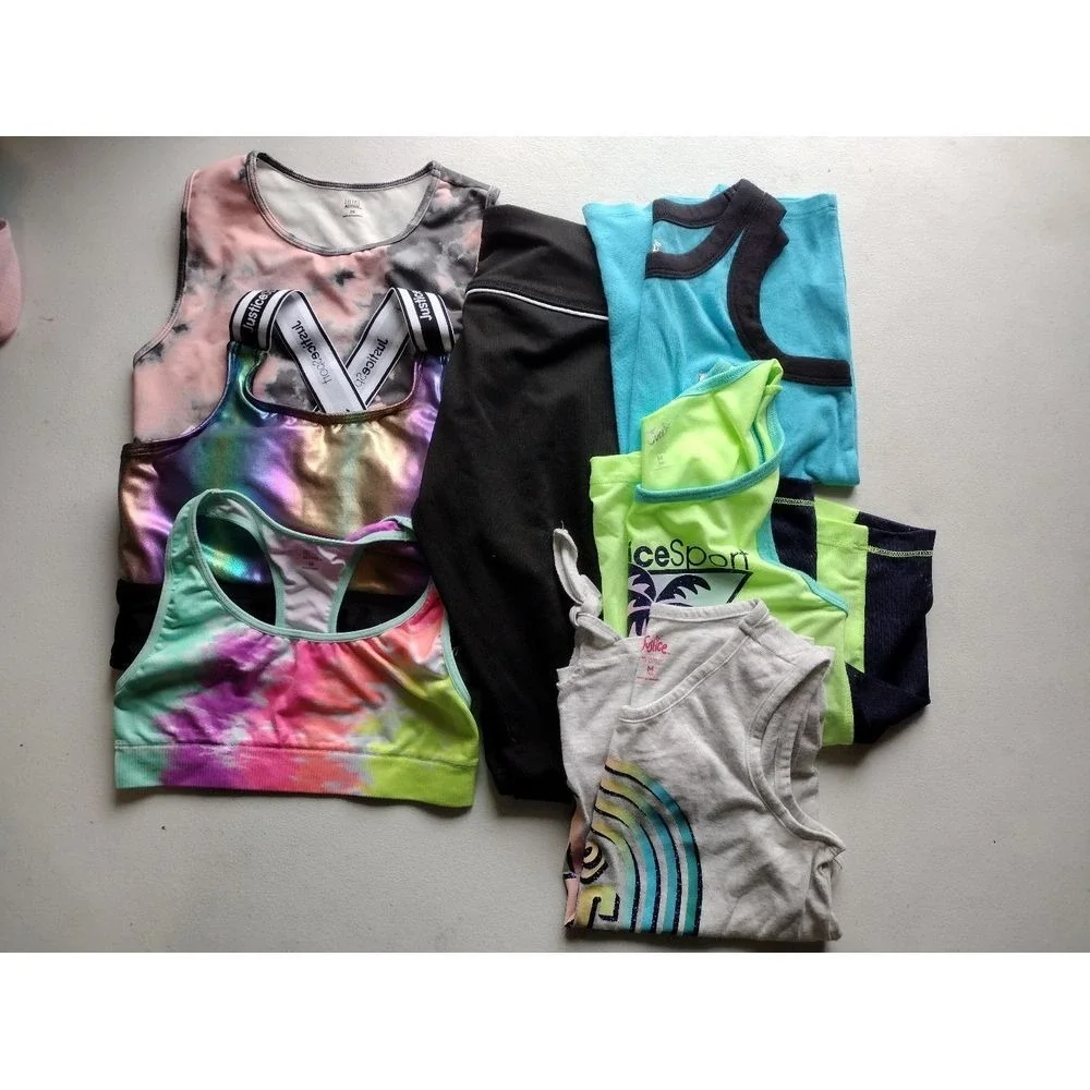Kids Justice Sport Athletic Clothing‎ Set of 7 Size M 10